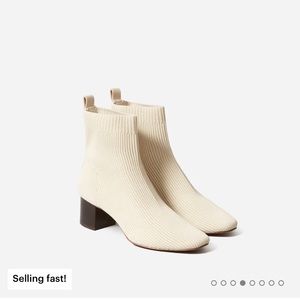 Bone white Everlane Glove Bootie